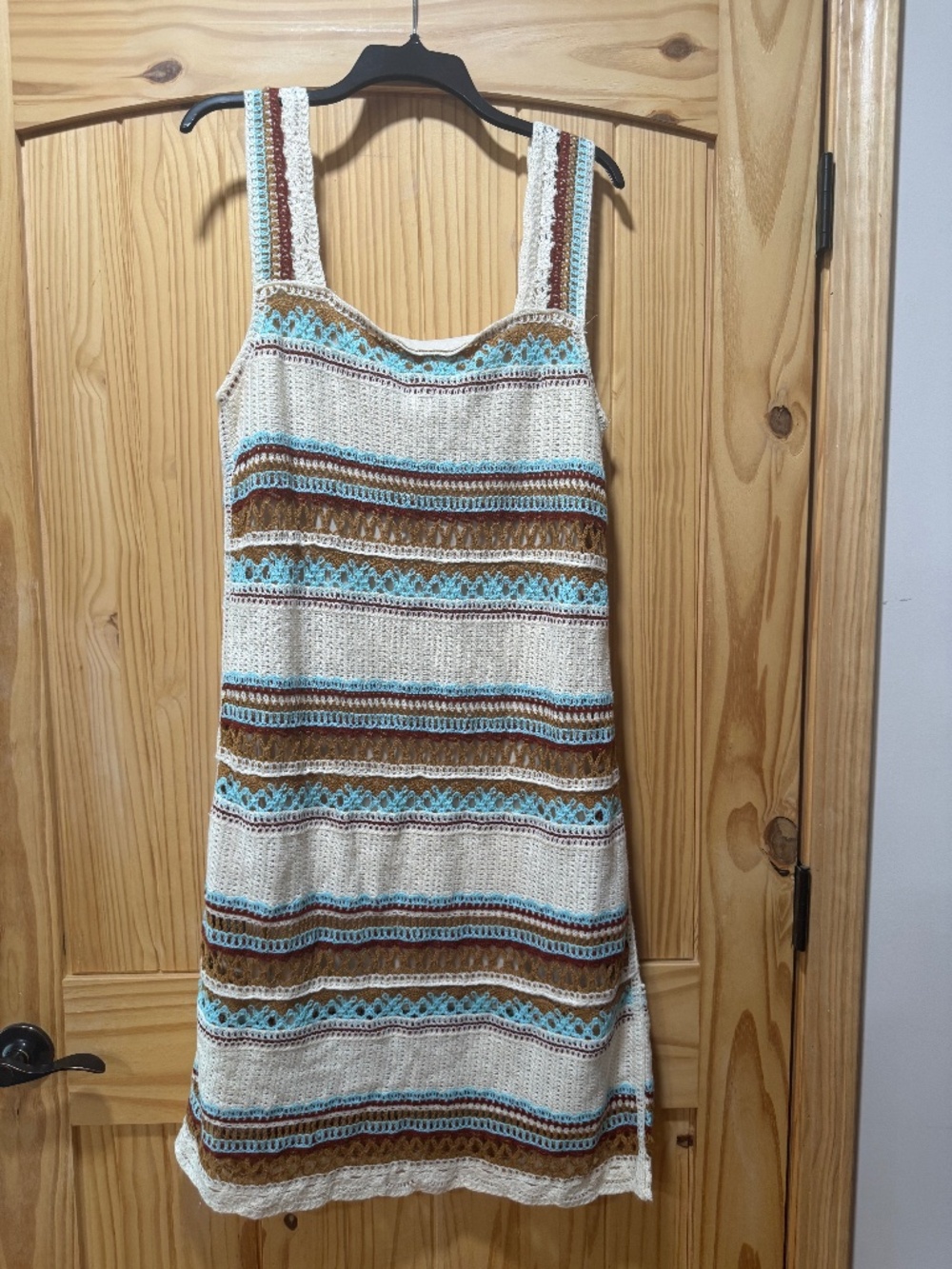Kings Road Crochet midi dress NWOT